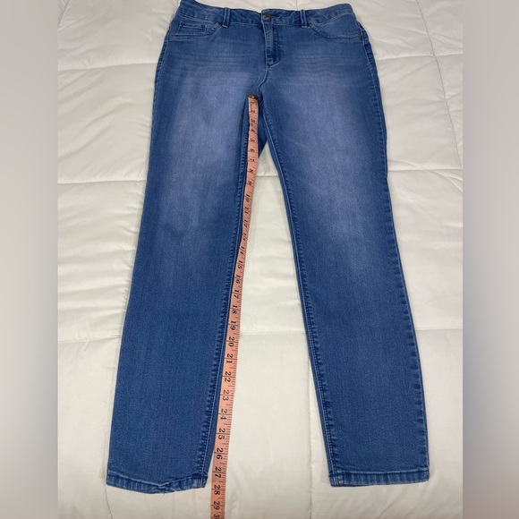 d.jeans. Size 12 Blue Skinny Stretch - Picture 3 of 11